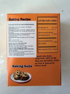 Baking soda hộp 454g
